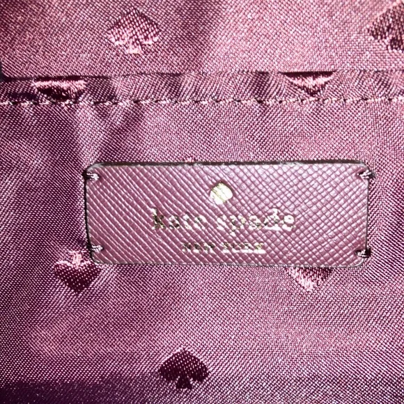 Kate Spade Cherrywood Flash Satchel NWT Merlot - Picture 7 of 13